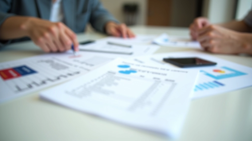 Bank accounts and financial planning documents