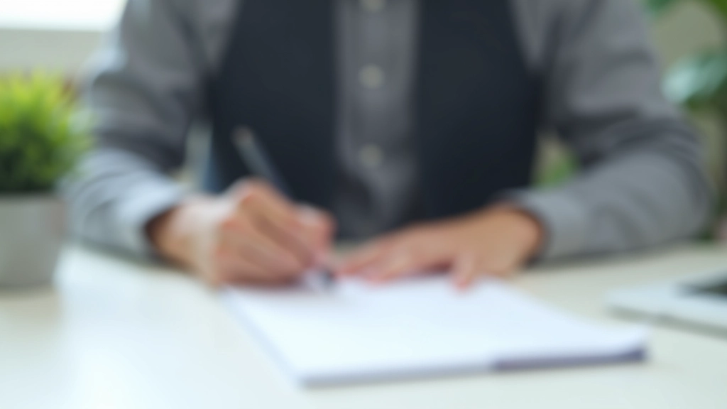 Person writing notes on financial planning document with specific savings targets and monthly goals