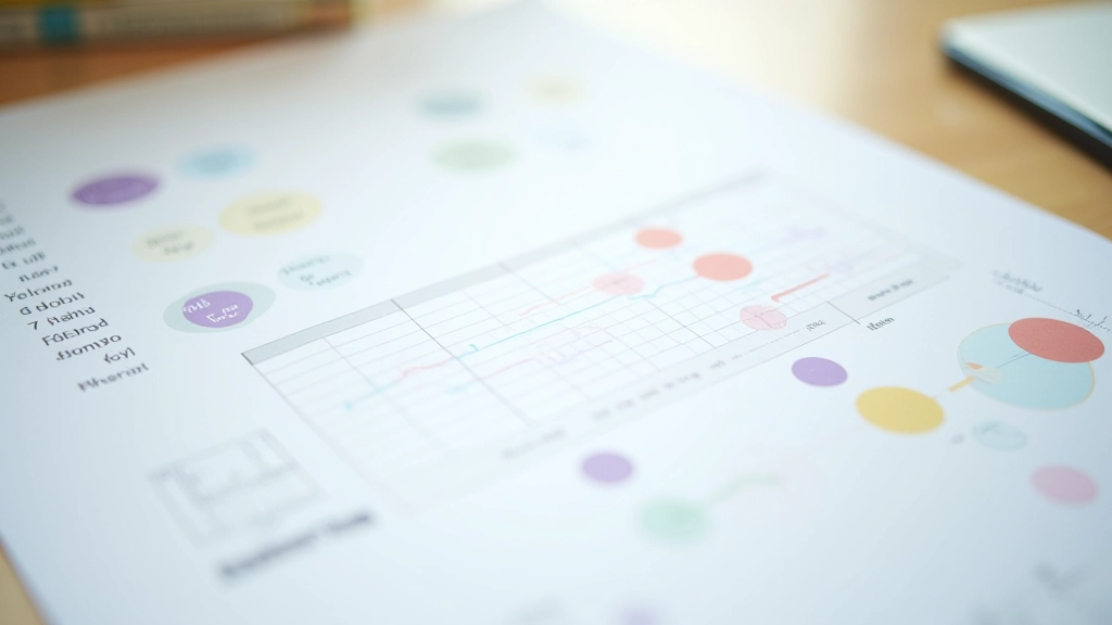 Detailed view of shared financial planning chart with colored markers and savings goal tracking